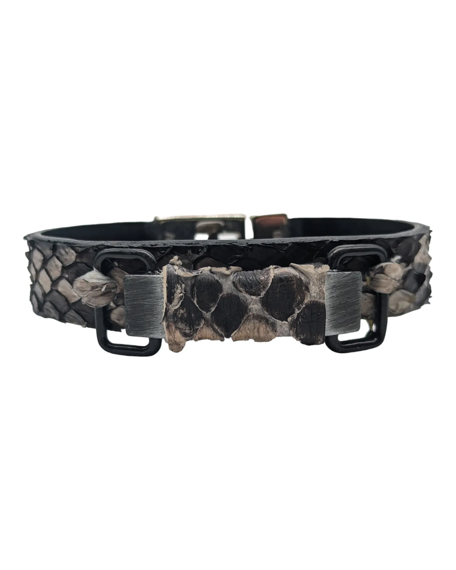 Rustic Snakeskin Bracelet Cuff