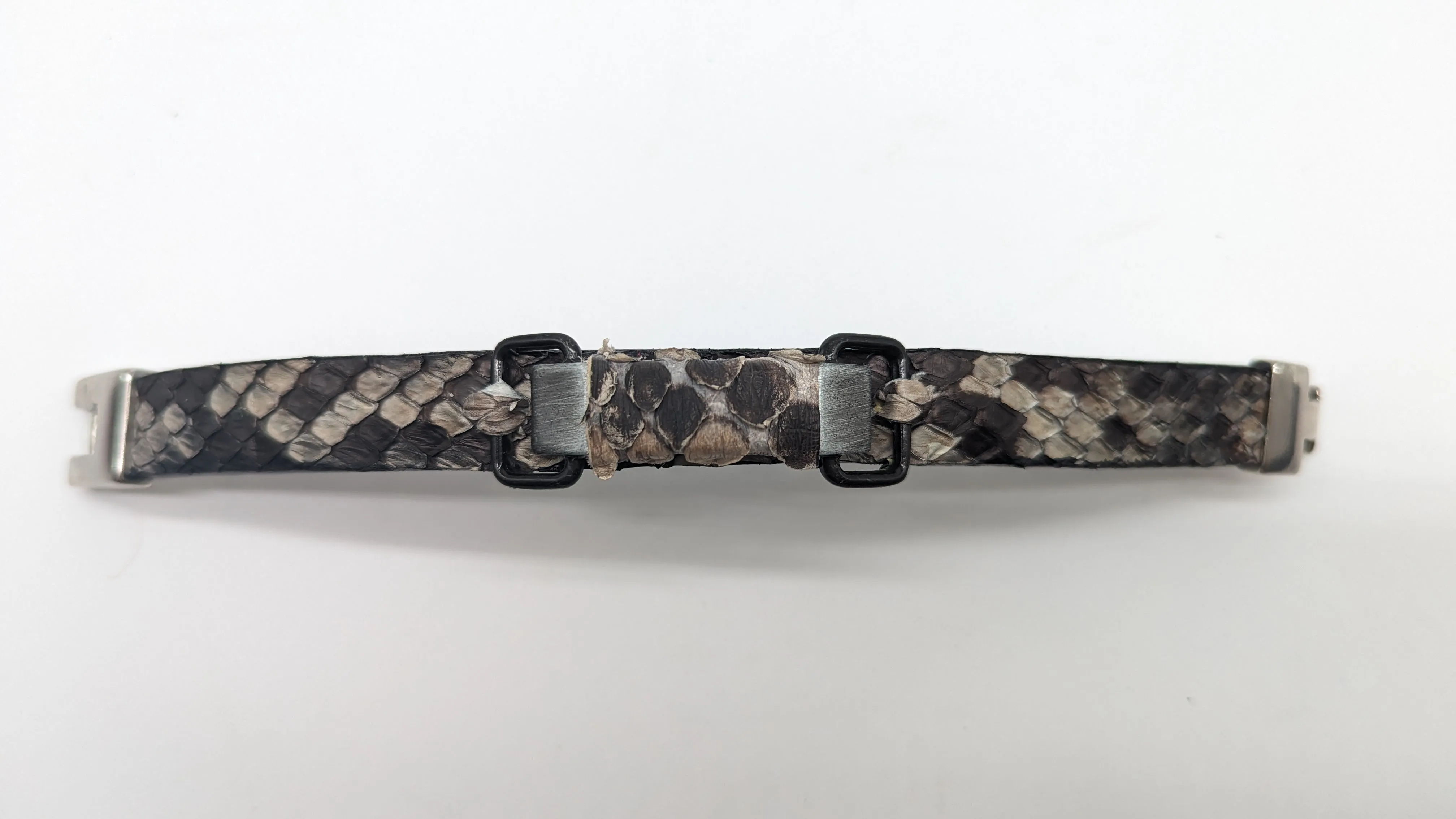 Rustic Snakeskin Bracelet Cuff