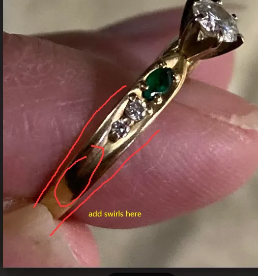 Semi mount ring set of #29689