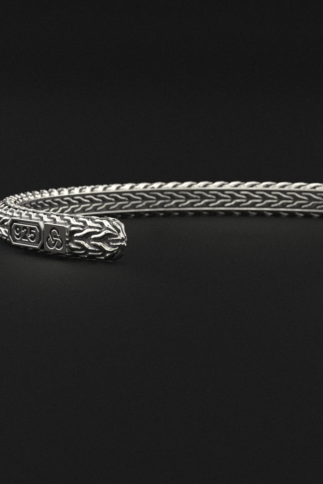 Snake Cuff Bracelet by Seekers Men's Jewelry