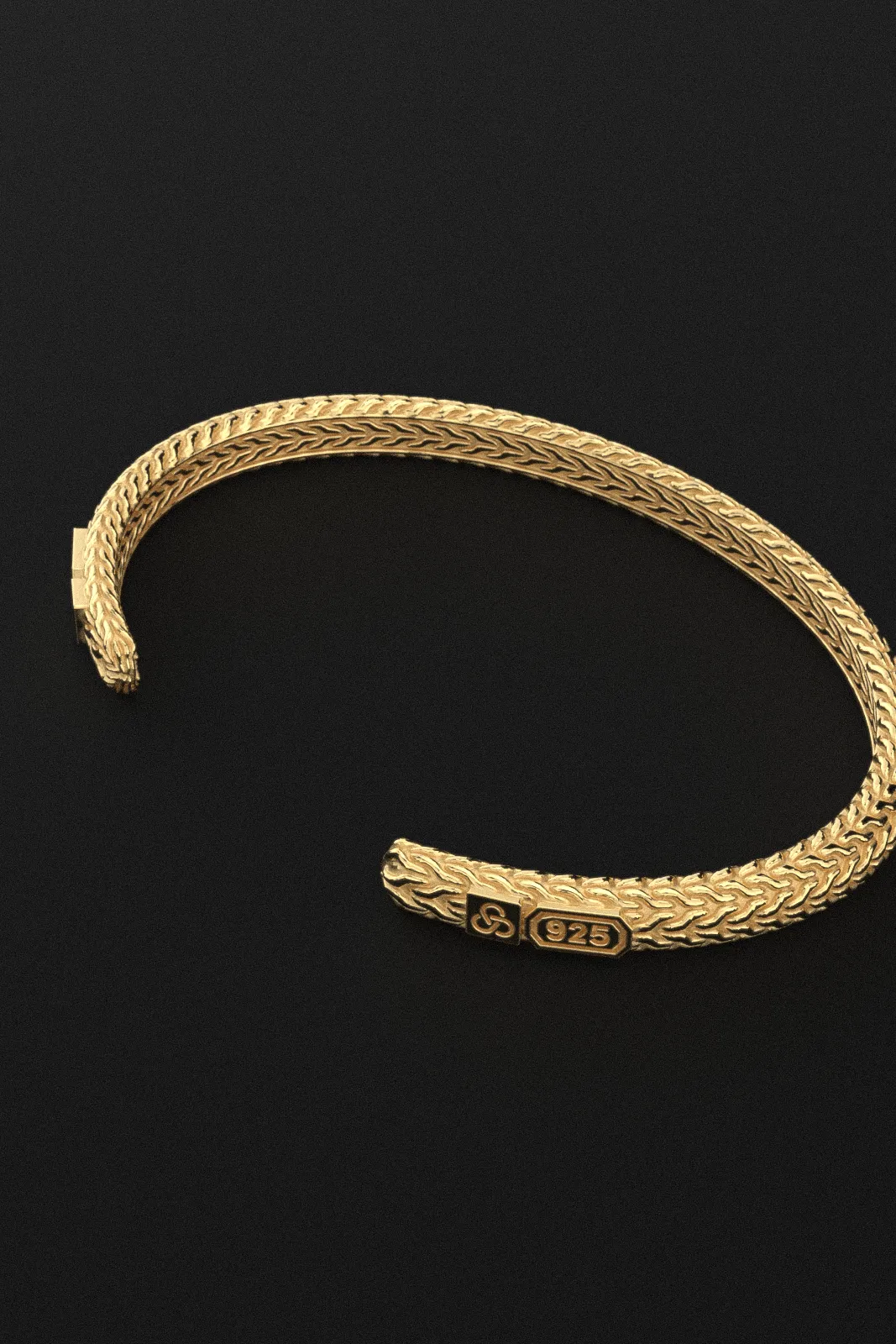 Snake Cuff Bracelet by Seekers Men's Jewelry
