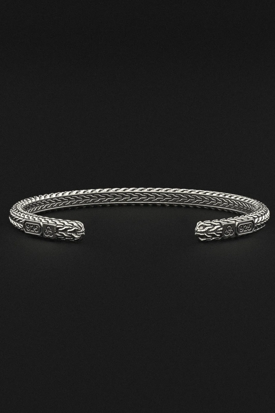 Snake Cuff Bracelet by Seekers Men's Jewelry