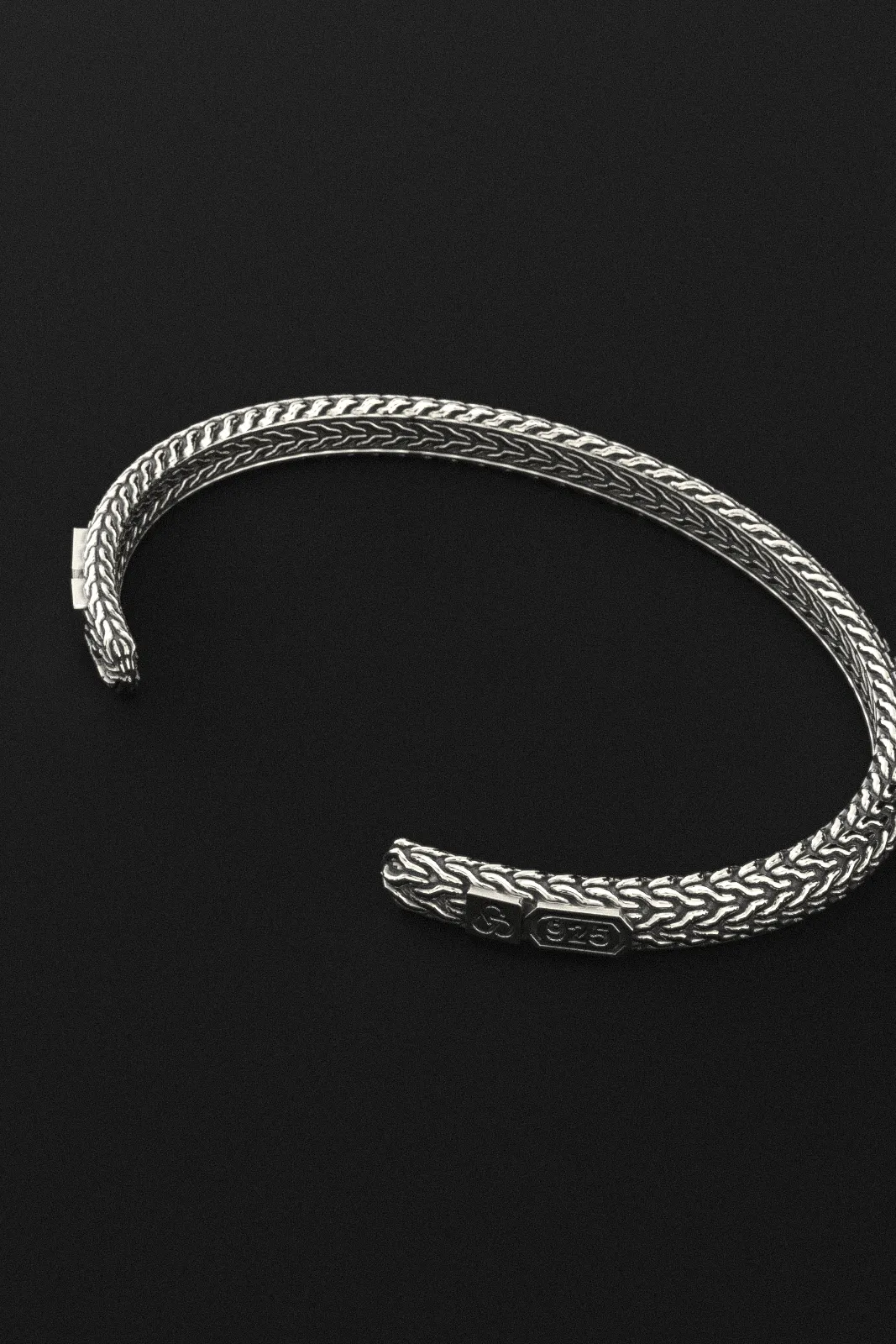 Snake Cuff Bracelet by Seekers Men's Jewelry