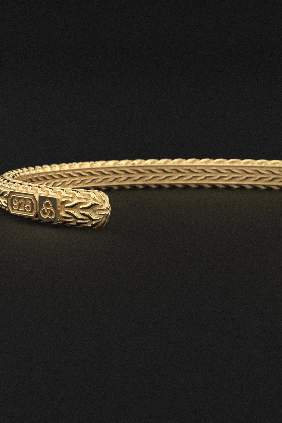 Snake Cuff Bracelet by Seekers Men's Jewelry