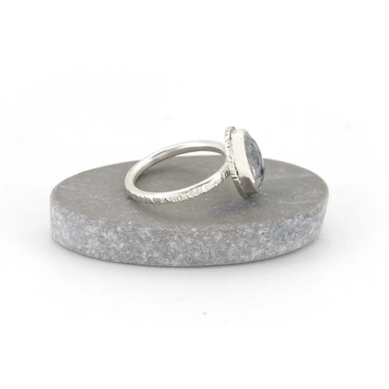 Sterling Silver and Moonstone Ring