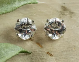 Tanzanian Quartz Earrings, Natural Untreated Mondo Quartz; 2.475cts