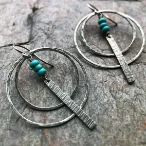 Turquoise Sterling Silver Earrings