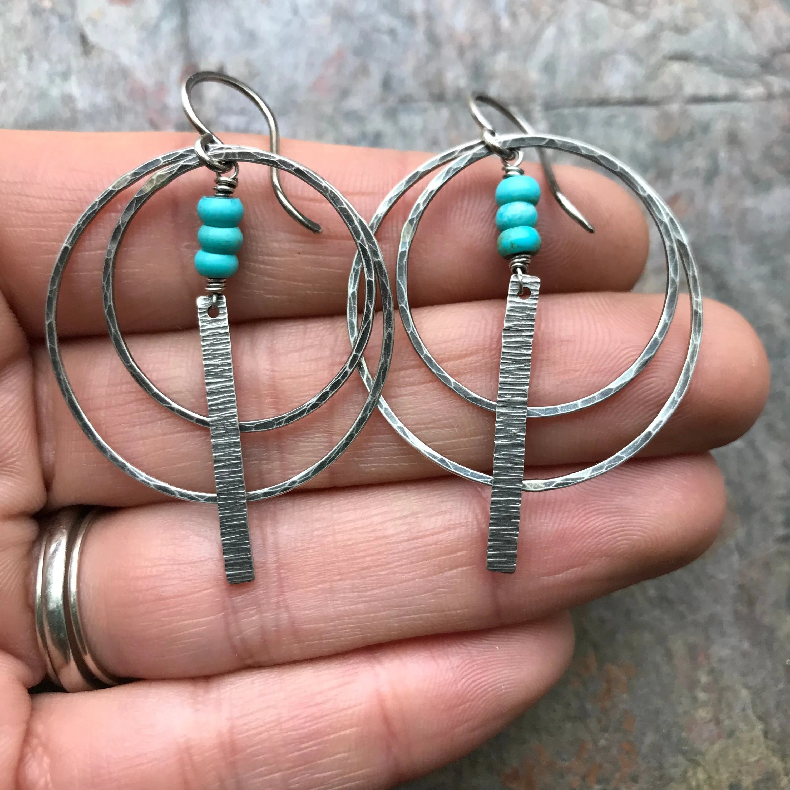 Turquoise Sterling Silver Earrings